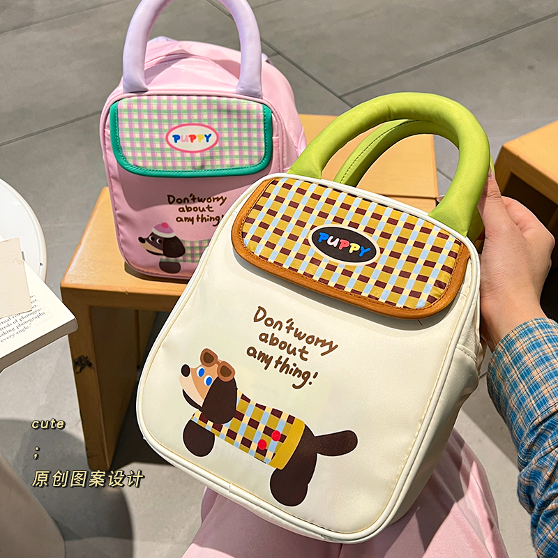 新款饭盒袋便当包手提