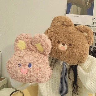 热水袋暖水袋注水充电防爆大姨妈敷肚子婴儿电暖袋可爱毛绒暖宝宝