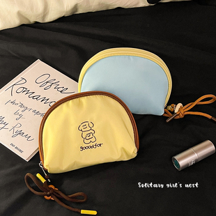 可爱迷你化妆包便携式 随身杂物口红收纳小包简约洗漱包 补妆包新款