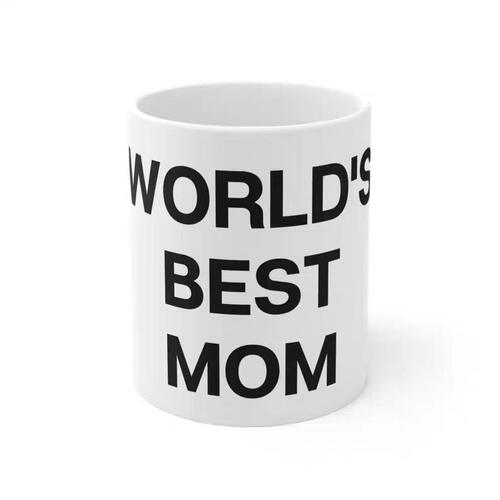 WORLD'SBESTMOM陶瓷马克杯