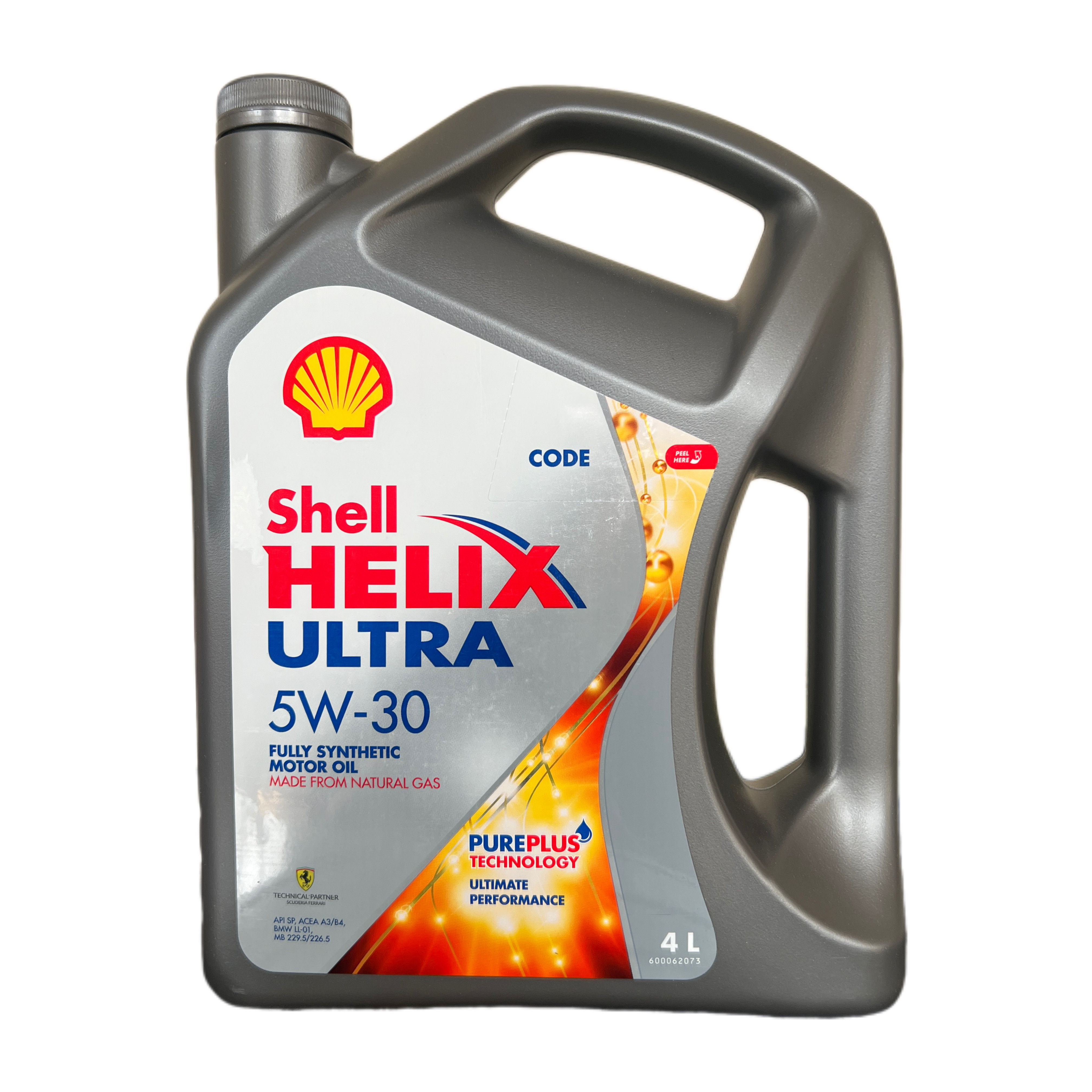 壳牌超凡喜力全合成机油5W-30 A3B4发动机汽机油新加坡版4L