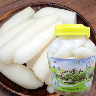 开胃爽口白萝卜泡菜酸甜微辣传统脆小萝卜浙江特产新鲜腌制下饭菜