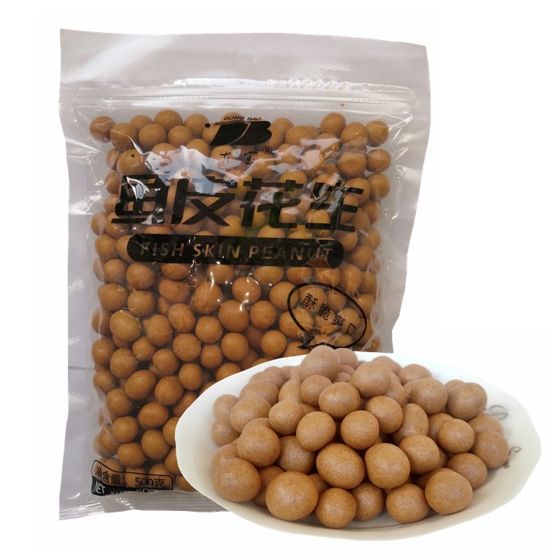 华隆东宝鱼皮花生乳山酥脆爽口图片