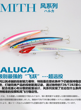 SMITH风HARUCA125F超远投13.9g短舌板浮水米诺鳡鱼翘嘴海鲈路亚饵