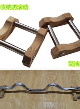 家用杠铃底座架托举重硬拉固定器防滚动杆摆放支撑深蹲卧推收纳垫
