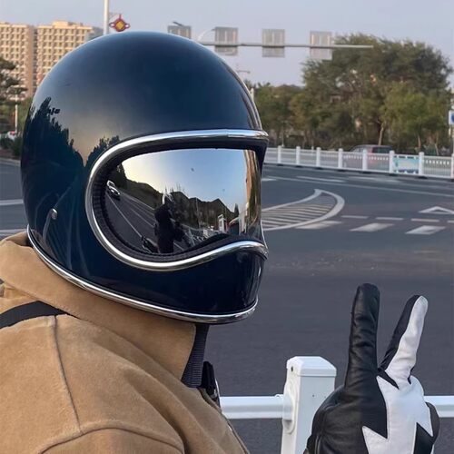GRRIDER复古头盔小盔体日式