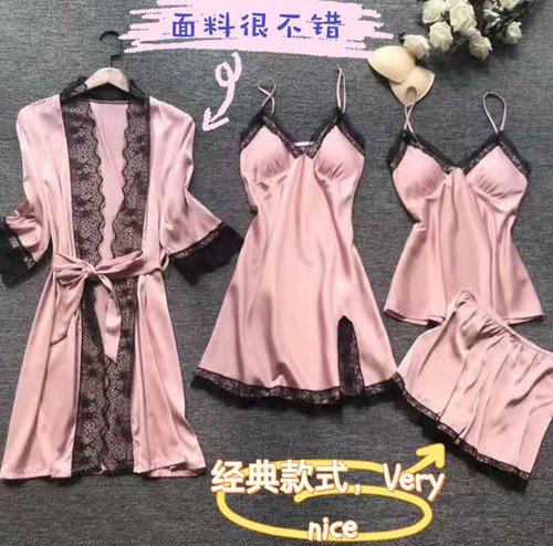 情趣内衣晨袍欧美夏季大码蕾丝