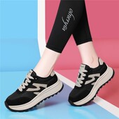 有单有绒 2025秋 女慢跑鞋 运费险三包 超轻便复古红色真皮阿甘鞋