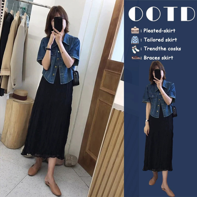 短袖牛仔外套女夏季薄款外搭衬衫