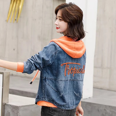 短款洋气减龄牛仔外套女爆款上衣