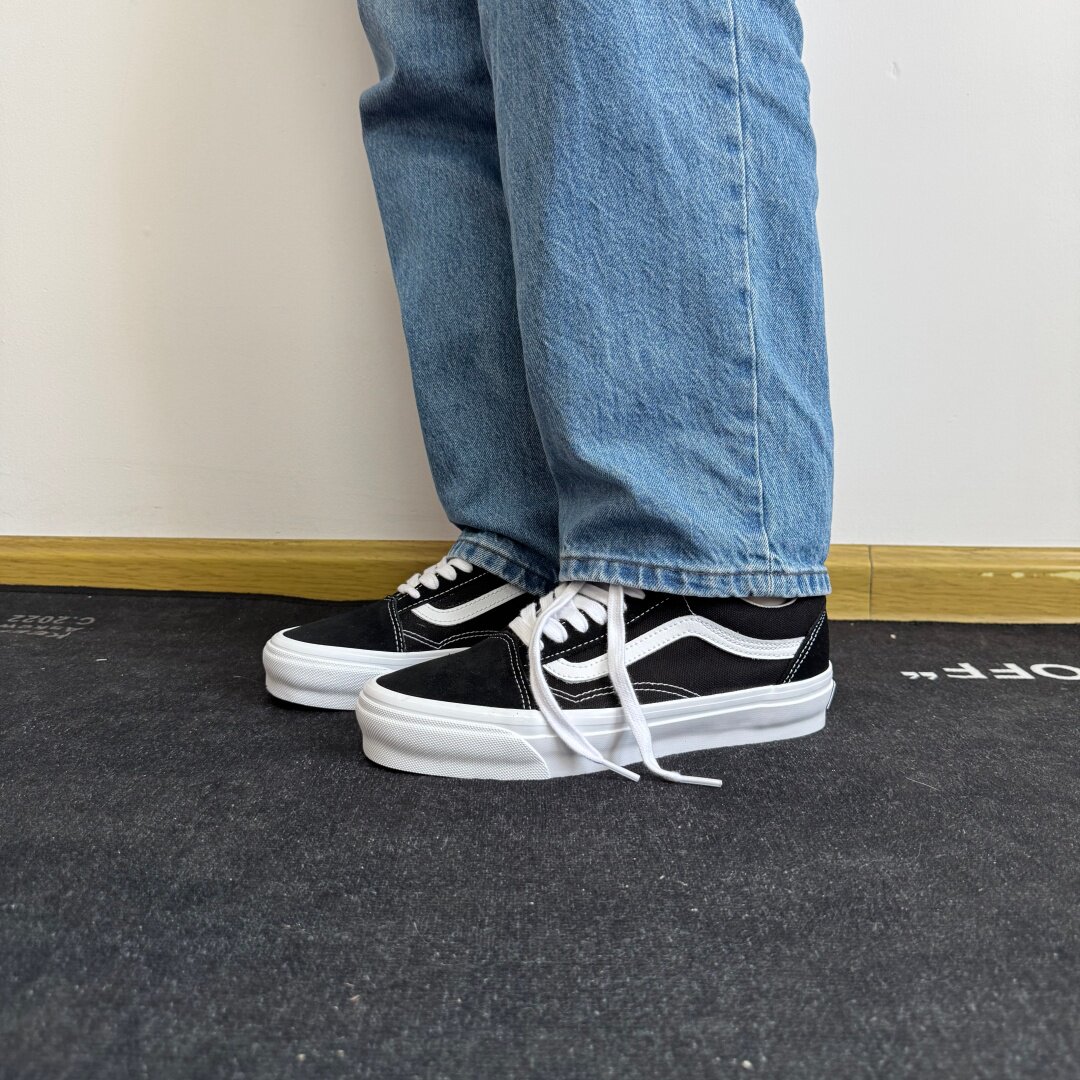 VANS Old Skool 经典款黑白低帮系带休闲鞋男女板鞋 VN000CQDBA2
