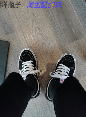 范斯VANS Sk8 Low 黑白经典款低帮运动滑板鞋帆布板鞋VN0A4UUK6BT