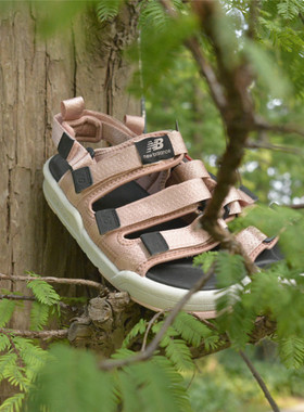 漂洋瓶子 NEW BALANCE 韩国产NB夏日沙滩凉鞋拖鞋 粉色 SD3205QM