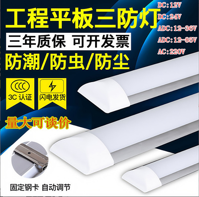 净化灯灯管led三防净化灯12v24v