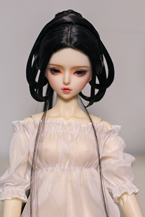 洛珞轩原创BJD四分三分造型假发 古风造型假发 全盘假发【灵蝶】