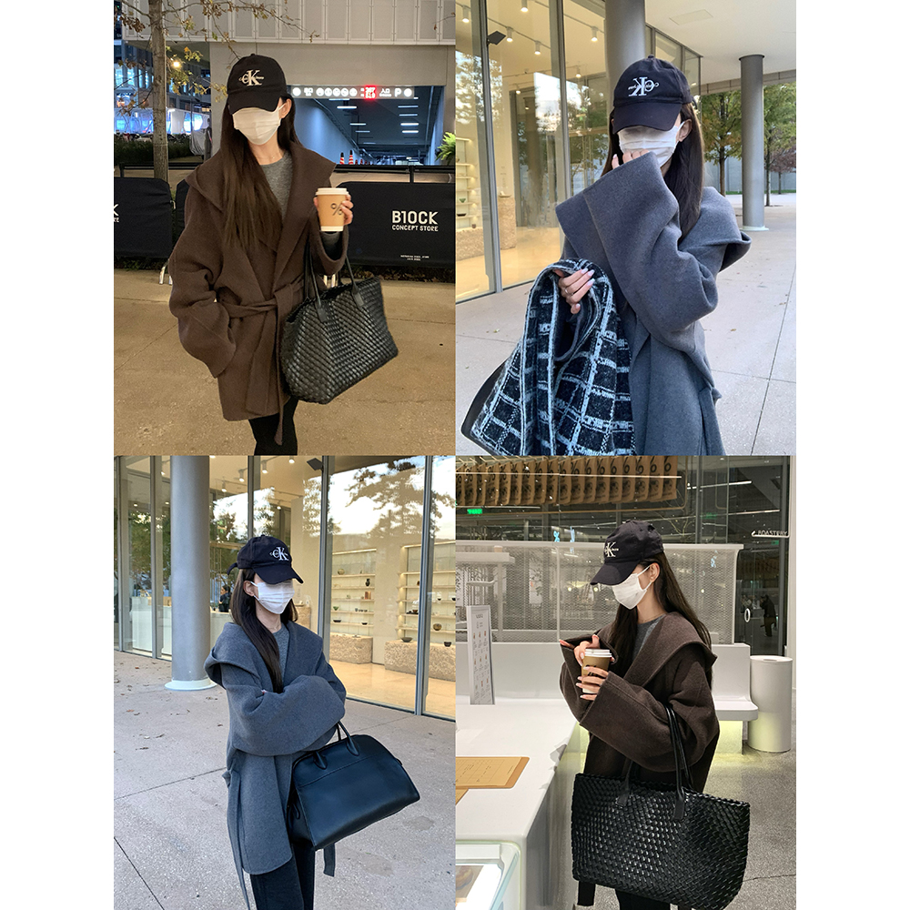 大小姐77通勤连帽双面呢