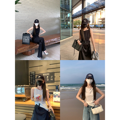 大小姐77黑白通勤黑白背心