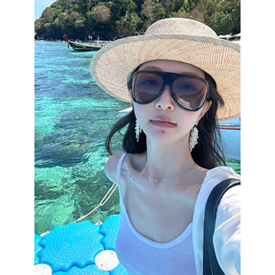 大小姐77 天鹅颈吊带背心 刚需wan能打底王美丽奴羊毛轻薄弹力修身