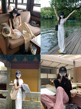 大小姐77 B收舒服入夏！100亚麻row风极简自由舒服抽绳麻料阔腿裤
