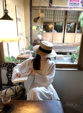 大小姐77 松弛进阶时髦毫不费力100亚麻轻薄透气木耳边清冷感衬衫