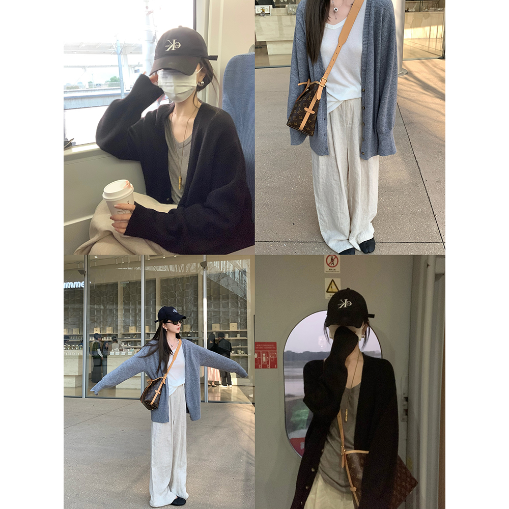 大小姐77 慵懒松弛感～ 本期bi收日常好穿100羊毛毛衣开衫外套