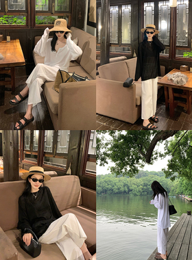 大小姐77 row风极简日常好穿！B入懒人时髦抽绳白色九分裤休闲裤