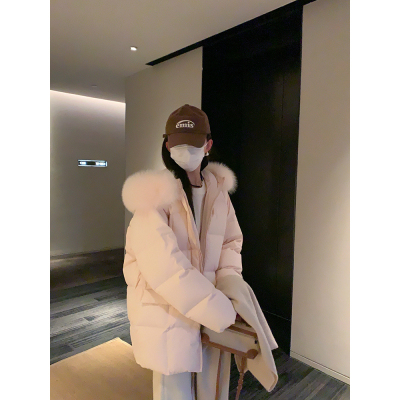 狐狸毛毛新国标90白鸭绒羽绒服