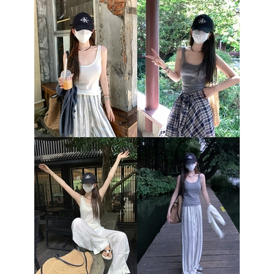 大小姐77背心通勤天丝背心