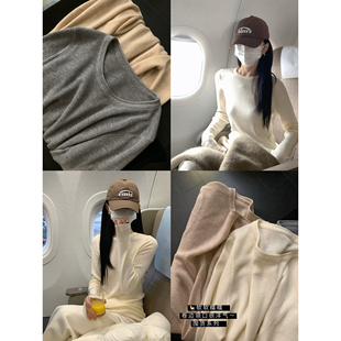 大小姐77 实穿主义裸感巴素兰羊毛柔软细腻领口卷边洋气好搭打底