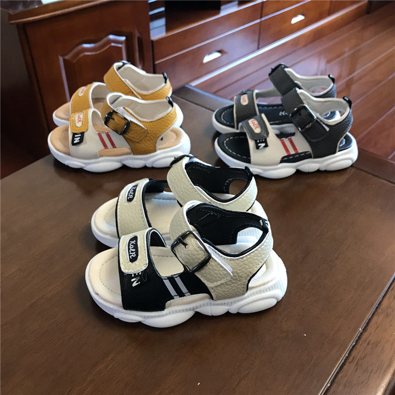婴儿凉鞋男童沙滩鞋小孩夏季新款学步鞋软底2男宝宝凉鞋1-3岁防滑|ruв категории детская обувь/детская обувь/между родителями и детьми обувь, сандалии - от Buy2taobao.com для оказания профессиональной услуги покупки агента Taobao