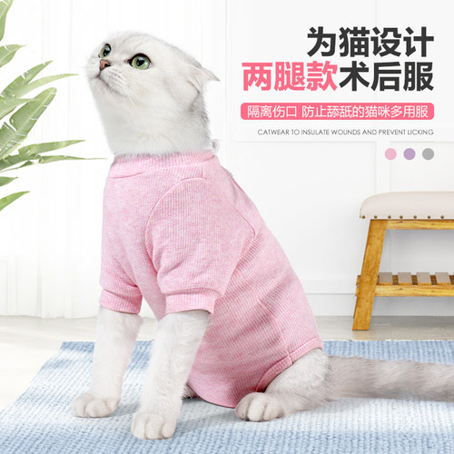 猫咪术后服双腿款绝育服防舔舐