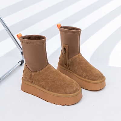 雪地靴冬季增高显瘦保暖