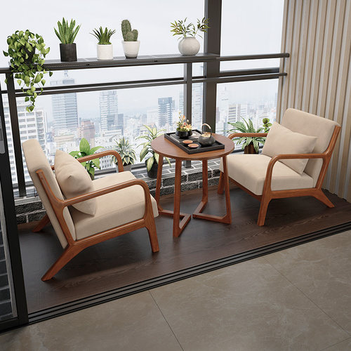 阳台茶桌椅组合坐感升级颜值爆表