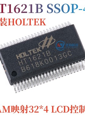 原装正品 HT1621B SSOP-48 RAM映射32*4 LCD控制器芯片I/O MCU IC