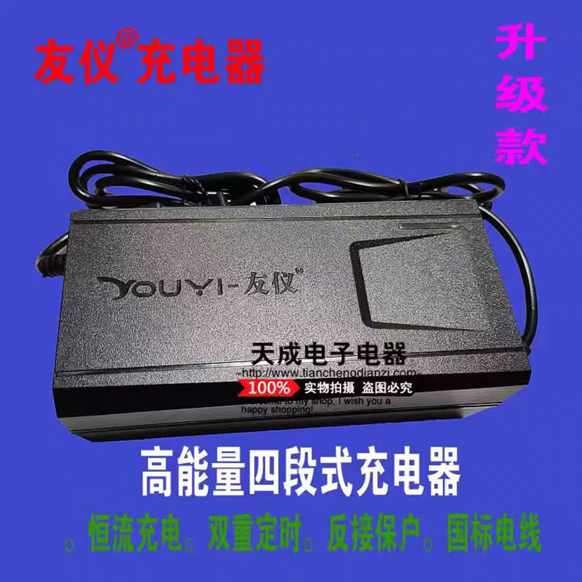 原装正品友仪电瓶车充电器