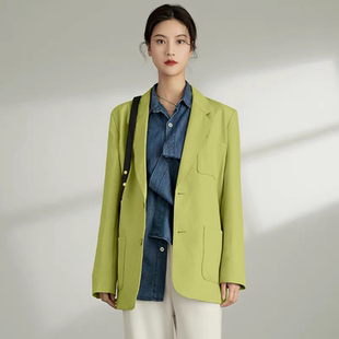22150设计感小众休闲西装 衣长76 外套 雯雯推荐