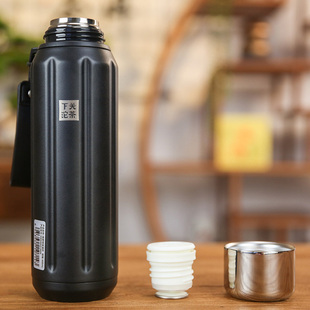 下关沱茶定制保温杯 不锈钢600毫升水杯 simita施密特便携茶水杯