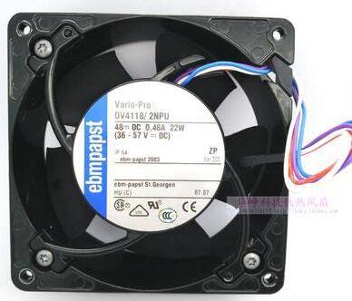 新瑞联 X FAN 12038 48V 0.35A RDH1238B4-R30AK01 3线变频器风扇