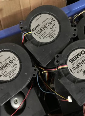 E1033H24BKAS伺服SERVO鼓风机E1033H24B8AS-53/89 9CM 24V扇9733