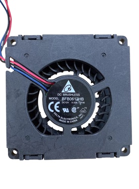 BFB0612HB 6CM 6015 双滚珠侧面离心涡轮鼓风机 12V 0.32A