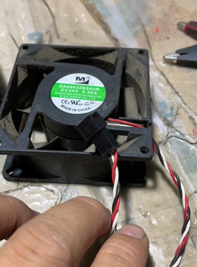 DA08032B24UA/HA 8032风扇24V 0.80A/0.50A 双滚珠变频器散热风扇