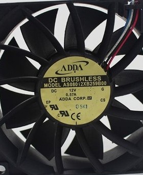 ADDA 8cm 24V大风AS08012XB259B00量259300风扇 12V 0.57A 8025
