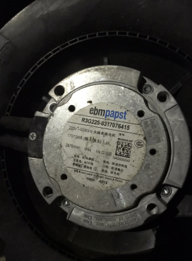 R3G225-8317076415原装ebmpapst 220V 170W 1.4A 空气净化风机