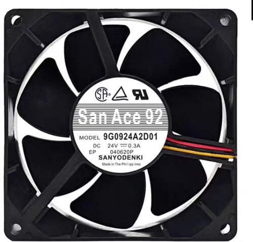 原装 Sanyo/三洋 9G0924A2D01 DC24V 0.3A 9232 三线带测速 风扇