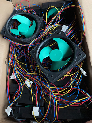 U11P14MS7A3-57A611蒸发机风扇WR60X10340冰箱风扇13.6v0.23A电机