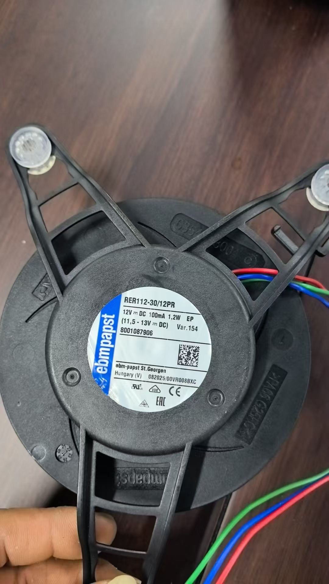 EBMPAPST鼓风机RER112-30/12PR 12V 100MA 1.2W 离心涡轮制冷风扇