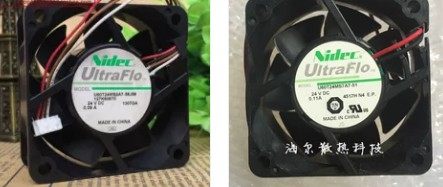 NIDEC U60T24MS3A7-51/53J564 24V散热0.09A风扇6025 U60T24MS3A7