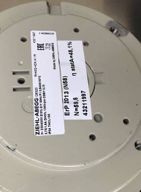 RH40M原装ZIEHL-ABEGG德国施乐百450离心风机RH45G-4DK.4I.1R