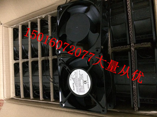 台湾原装SUNTA 12038  220V双滚珠铝合金变频器风扇12038A2-HBAPL
