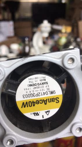 9WL0412P3J001三洋4cm滚珠9WL0412P3G003 12V 0.4A 金属框风扇
